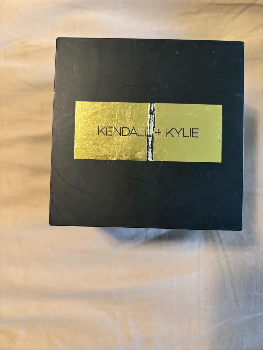 Kendall + Kylie Black & Gold watch and bracelet set!